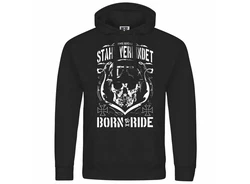 deinshirt Kapuzenpullover Herren Schwarz/Beige/Rot/Grau