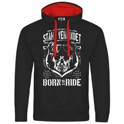 deinshirt Kapuzenpullover Herren Rot/Beige/Dunkelrot/Schwarz/Grau
