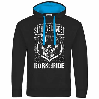 deinshirt Kapuzenpullover Herren Blau/Beige deinshirt Kapuzenpullover Herren Blau/Beige