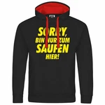 deinshirt Kapuzenpullover Herren Sorry bin nur zum saufen hier Gelb/Lila/Schwarz/Braun/Grau deinshirt Kapuzenpullover Herren Sorry bin nur zum saufen hier Gelb/Lila/Schwarz/Braun/Grau