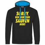 deinshirt Kapuzenpullover Herren Sorry bin nur zum saufen hier Lila/Schwarz/Gelb/Braun/Dunkelblau deinshirt Kapuzenpullover Herren Sorry bin nur zum saufen hier Lila/Schwarz/Gelb/Braun/Dunkelblau