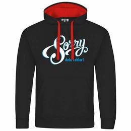 Kapuzenpullover Herren Kapuzenpullover Sorry dein Fehler Mit Print Motiv, Grafik