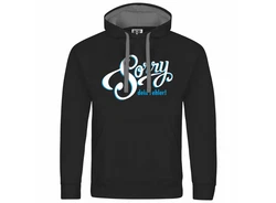 deinshirt Kapuzenpullover Herren Sorry dein Fehler Schwarz/Hellblau/Blau/Dunkelblau