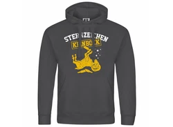 deinshirt Kapuzenpullover Sternzeichen KEIN BOCK Dunkelgrau/Grau/Dunkelrot/Türkis/Dunkelblau/Gold