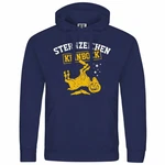 deinshirt Kapuzenpullover Sternzeichen KEIN BOCK Dunkelblau/Blau/Hellblau
