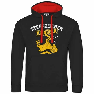 deinshirt Kapuzenpullover Sternzeichen KEIN BOCK Dunkelrot/Rot/Braun