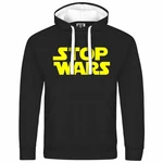deinshirt Kapuzenpullover Stop Wars Mit Print Motiv Gelb/Grün/Rot/Schwarz