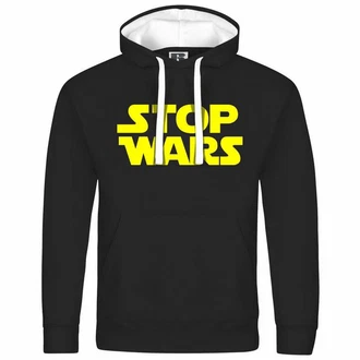 deinshirt Kapuzenpullover Stop Wars Mit Print Motiv Gelb/Grün/Rot/Schwarz deinshirt Kapuzenpullover Stop Wars Mit Print Motiv Gelb/Grün/Rot/Schwarz