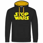 deinshirt Kapuzenpullover Stop Wars Mit Print Motiv Gelb