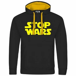 Kapuzenpullover Herren Kapuzenpullover Stop Wars Mit Print Motiv, Grafik