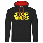 deinshirt Kapuzenpullover Stop Wars Mit Print Motiv Grün/Gelb/Rot/Schwarz