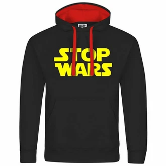 deinshirt Kapuzenpullover Stop Wars Mit Print Motiv Grün/Gelb/Rot/Schwarz deinshirt Kapuzenpullover Stop Wars Mit Print Motiv Grün/Gelb/Rot/Schwarz