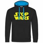 deinshirt Kapuzenpullover Stop Wars Mit Print Motiv Blau/Gelb/Grün/Hellblau/Rot