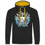 deinshirt Kapuzenpullover Herren Tattoos i like that shit Gelb/Dunkelblau/Schwarz/Beige