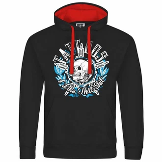 deinshirt Kapuzenpullover Herren Tattoos i like that shit Rot/Schwarz/Beige deinshirt Kapuzenpullover Herren Tattoos i like that shit Rot/Schwarz/Beige