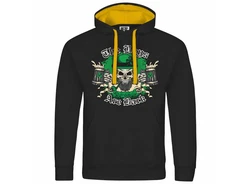 deinshirt Kapuzenpullover The Boys are back Grün/Schwarz/Dunkelgrün/Neonfarben