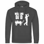 deinshirt Kapuzenpullover The Walking Dad Grau/Dunkelgrau/Schwarz deinshirt Kapuzenpullover The Walking Dad Grau/Dunkelgrau/Schwarz