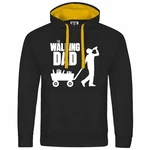deinshirt Kapuzenpullover The Walking Dad Gold/Gelb/Schwarz/Grau deinshirt Kapuzenpullover The Walking Dad Gold/Gelb/Schwarz/Grau
