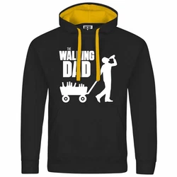 deinshirt Kapuzenpullover The Walking Dad Gold/Gelb/Schwarz/Grau