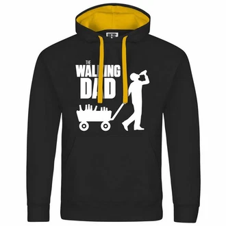 deinshirt Kapuzenpullover The Walking Dad Gold/Gelb/Schwarz/Grau