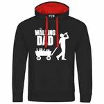 deinshirt Kapuzenpullover The Walking Dad Rot/Grau/Schwarz deinshirt Kapuzenpullover The Walking Dad Rot/Grau/Schwarz