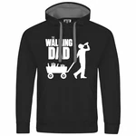 deinshirt Kapuzenpullover The Walking Dad Schwarz/Grau/Braun/Rot deinshirt Kapuzenpullover The Walking Dad Schwarz/Grau/Braun/Rot