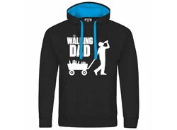 deinshirt Kapuzenpullover The Walking Dad Blau