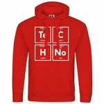 deinshirt Kapuzenpullover Herren Techno Mit Print Motiv Rot