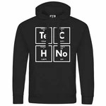 deinshirt Kapuzenpullover Herren Techno Mit Print Motiv Schwarz/Gelb/Braun