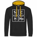 deinshirt Kapuzenpullover Herren Techno Mit Print Motiv Gelb/Braun