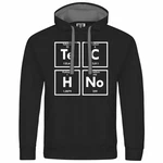deinshirt Kapuzenpullover Herren Techno Mit Print Motiv Schwarz/Gelb/Braun/Dunkelgrau