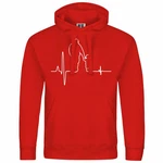 deinshirt Kapuzenpullover Herzschlag Vater und Sohn Mit Print Motiv Rot deinshirt Kapuzenpullover Herzschlag Vater und Sohn Mit Print Motiv Rot