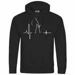 deinshirt Kapuzenpullover Herzschlag Vater und Sohn Mit Print Motiv Schwarz/Dunkelblau