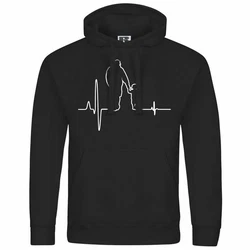 deinshirt Kapuzenpullover Herzschlag Vater und Sohn Mit Print Motiv Schwarz/Dunkelblau