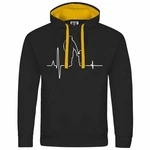 deinshirt Kapuzenpullover Herzschlag Vater und Sohn Mit Print Motiv Schwarz/Gold/Dunkelblau/Gelb/Grün deinshirt Kapuzenpullover Herzschlag Vater und Sohn Mit Print Motiv Schwarz/Gold/Dunkelblau/Gelb/Grün