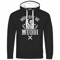 deinshirt Kapuzenpullover Herren Hr off de Muddi Rot/Beige/Braun