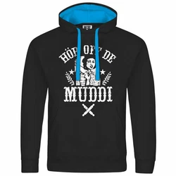 deinshirt Kapuzenpullover Herren Hr off de Muddi Rot/Braun/Beige/Blau