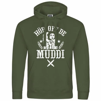 deinshirt Kapuzenpullover Herren Hr off de Muddi Dunkelgrün/Grün