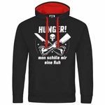 deinshirt Kapuzenpullover HUNGER Man schle mir eine Kuh Beige/Braun/Schwarz/Grau