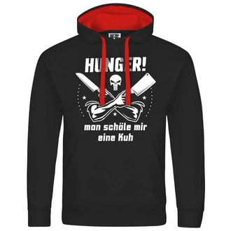 deinshirt Kapuzenpullover HUNGER Man schle mir eine Kuh Beige/Braun/Schwarz/Grau