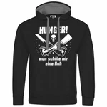 deinshirt Kapuzenpullover HUNGER Man schle mir eine Kuh Beige/Braun/Schwarz/Grau