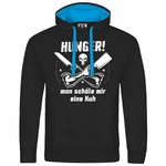 deinshirt Kapuzenpullover HUNGER Man schle mir eine Kuh Beige/Hellblau/Braun/Schwarz/Dunkelblau