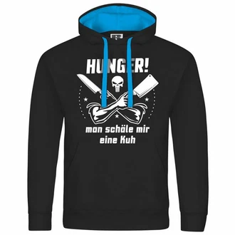 deinshirt Kapuzenpullover HUNGER Man schle mir eine Kuh Beige/Hellblau/Braun/Schwarz/Dunkelblau deinshirt Kapuzenpullover HUNGER Man schle mir eine Kuh Beige/Hellblau/Braun/Schwarz/Dunkelblau