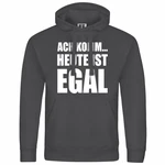 deinshirt Kapuzenpullover Herren Ach komm Heute ist egal Hellgrau/Dunkelgrau/Grau/Schwarz/Creme