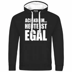 deinshirt Kapuzenpullover Herren Ach komm Heute ist egal Creme/Schwarz