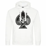 deinshirt Kapuzenpullover Herren Alte Schule Mit Print Motiv Weiß/Creme