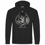 deinshirt Kapuzenpullover Herren Alte Schule Mit Print Motiv Schwarz/Grau