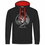 deinshirt Kapuzenpullover Herren Alte Schule Mit Print Motiv Rot/Schwarz/Dunkelrot