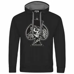 deinshirt Kapuzenpullover Herren Alte Schule Mit Print Motiv Schwarz/Grau