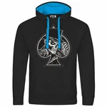 deinshirt Kapuzenpullover Herren Alte Schule Mit Print Motiv Schwarz/Grau/Blau